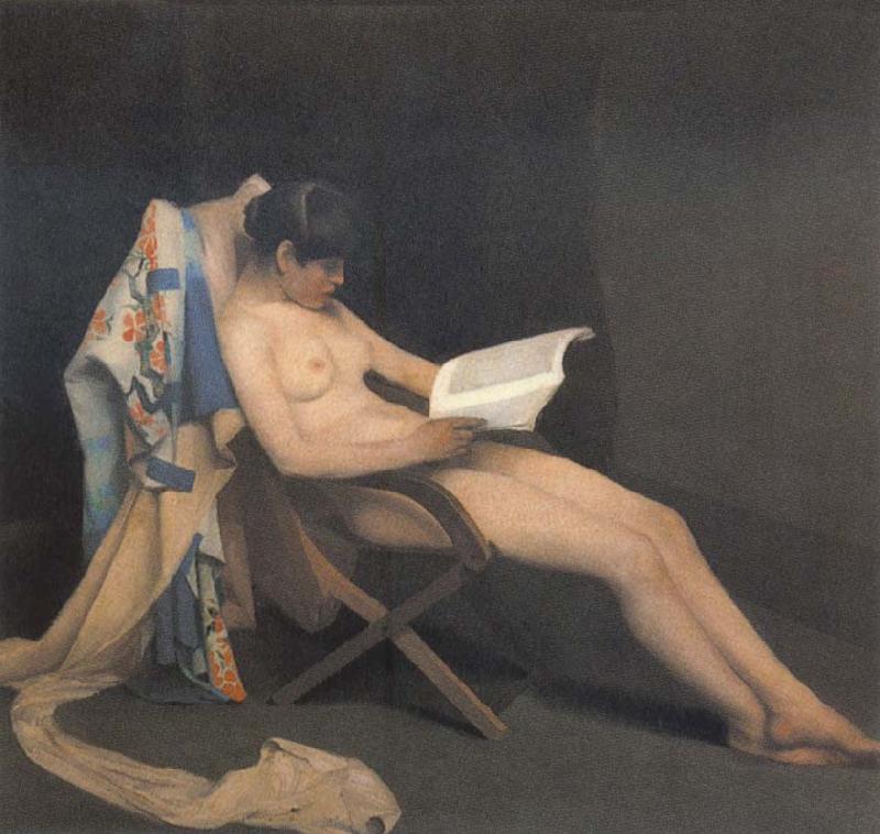 Theodore Roussel The Reading Girl